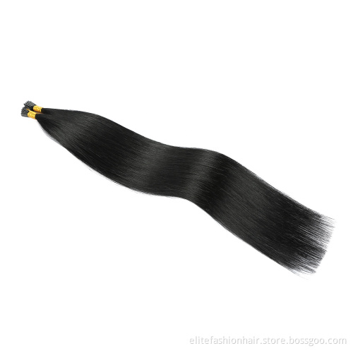Raw Human I Tip Extensions Brazilian Virgin Cuticle Aligned 100% Human Remy Hair I Tip Double Drawn Hair Extensions